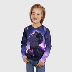 Лонгслив детский Superman - Neon rain, цвет: 3D-принт — фото 2