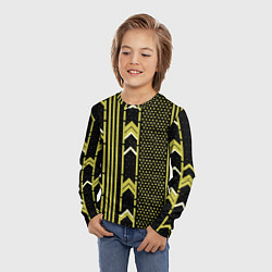 Лонгслив детский Закулисье классика на чёрном фоне, цвет: 3D-принт — фото 2