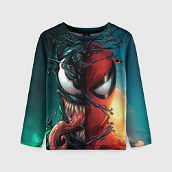 Лонгслив детский Spider - Venom, цвет: 3D-принт
