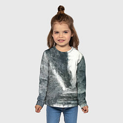 Лонгслив детский Лестница и дверь - нейросеть, цвет: 3D-принт — фото 2