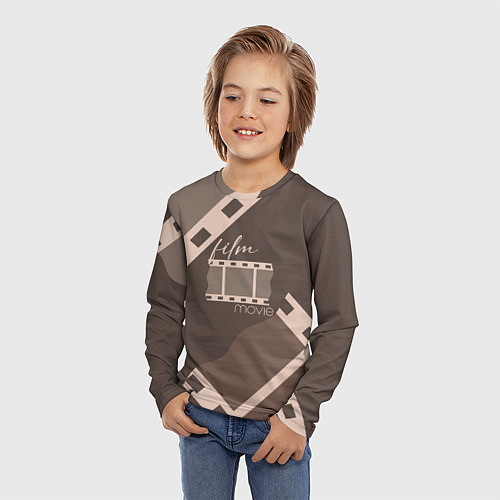 Детский лонгслив Фильм - кинопленка / 3D-принт – фото 3