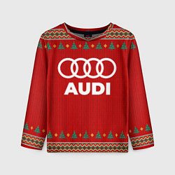 Лонгслив детский Audi new year, цвет: 3D-принт