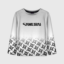 Лонгслив детский Samurai logo japan, цвет: 3D-принт