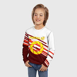 Лонгслив детский Portal geometry game, цвет: 3D-принт — фото 2