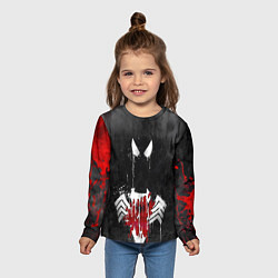Лонгслив детский Человек паук и веном, цвет: 3D-принт — фото 2