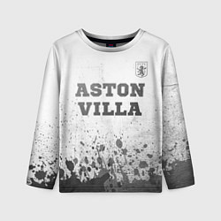 Лонгслив детский Aston Villa - white gradient посередине, цвет: 3D-принт
