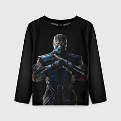 Лонгслив детский Mortal kombat - Sub Zero, цвет: 3D-принт