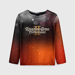 Лонгслив детский Kingdom Come Deliverance 2 logo, цвет: 3D-принт
