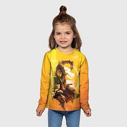 Лонгслив детский Скорпион - Mortal Kombat, цвет: 3D-принт — фото 2