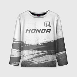 Лонгслив детский Honda - white gradient посередине, цвет: 3D-принт