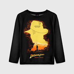 Лонгслив детский Indiana Jones and the Great Circle, цвет: 3D-принт