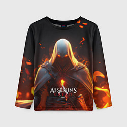Детский лонгслив Assassins Creed fire