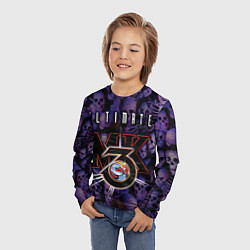 Лонгслив детский Ultimate mortal kombat logo, цвет: 3D-принт — фото 2
