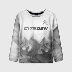 Лонгслив детский Citroen - white gradient посередине, цвет: 3D-принт