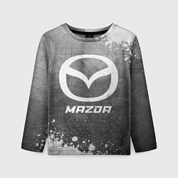 Лонгслив детский Mazda - grey gradient, цвет: 3D-принт