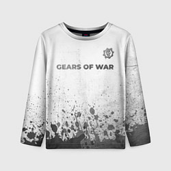 Лонгслив детский Gears of War - white gradient посередине, цвет: 3D-принт