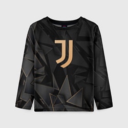 Лонгслив детский Juventus golden poly, цвет: 3D-принт