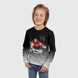 Лонгслив детский Sergey Bobrovsky is goalkeeper of the Florida Pant, цвет: 3D-принт — фото 2