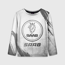 Лонгслив детский Saab - white gradient, цвет: 3D-принт