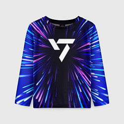 Лонгслив детский Seventeen neon energy, цвет: 3D-принт