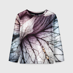 Лонгслив детский Раскрытый цветок, цвет: 3D-принт