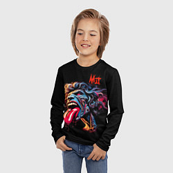 Лонгслив детский Mick Jagger - Rolling Stones, цвет: 3D-принт — фото 2