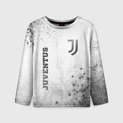 Лонгслив детский Juventus - white gradient вертикально, цвет: 3D-принт