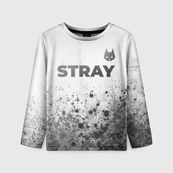 Лонгслив детский Stray - white gradient посередине, цвет: 3D-принт