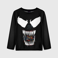 Детский лонгслив Веном жрет