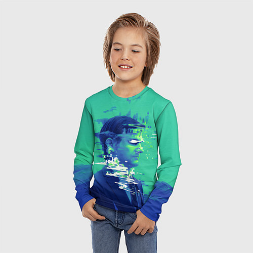 Детский лонгслив Марк Скаут - Разделение / 3D-принт – фото 3