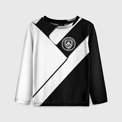 Детский лонгслив Манчестер Юнайтед геометрия