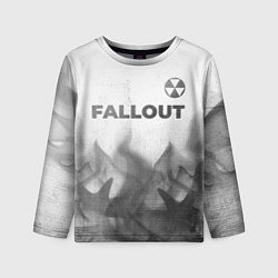Лонгслив детский Fallout - white gradient посередине, цвет: 3D-принт