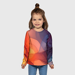 Лонгслив детский Летящая вуаль, цвет: 3D-принт — фото 2