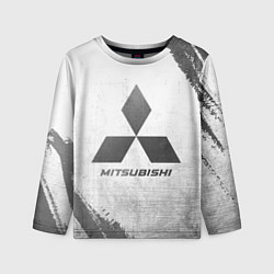 Лонгслив детский Mitsubishi - white gradient, цвет: 3D-принт