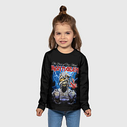 Лонгслив детский Powerslave Iron Maiden - мумия, цвет: 3D-принт — фото 2