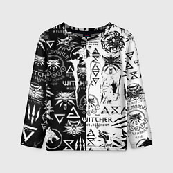 Детский лонгслив Monster energy логотипы игр