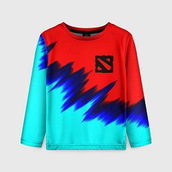 Лонгслив детский Dota краски, цвет: 3D-принт