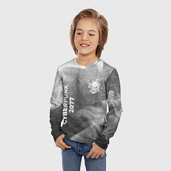 Лонгслив детский Cyberpunk 2077 - grey gradient вертикально, цвет: 3D-принт — фото 2