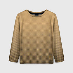 Детский лонгслив Градиент бежевый текстура