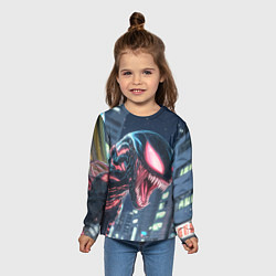 Лонгслив детский Чужой в аниме стиле, цвет: 3D-принт — фото 2