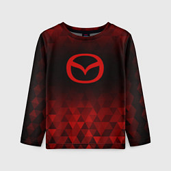 Детский лонгслив Mazda red poly