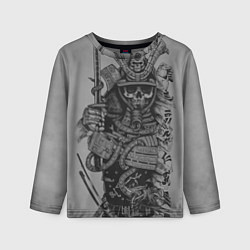 Лонгслив детский Мертвый самурай призрак, цвет: 3D-принт