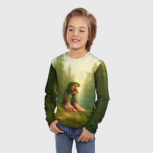 Детский лонгслив Патапим мем / 3D-принт – фото 3