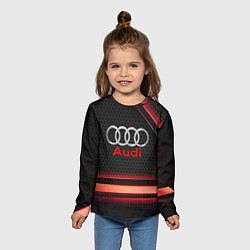 Лонгслив детский Audi sport auto, цвет: 3D-принт — фото 2