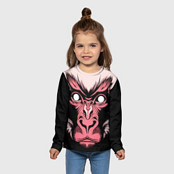 Лонгслив детский Monkey wisdom, цвет: 3D-принт — фото 2