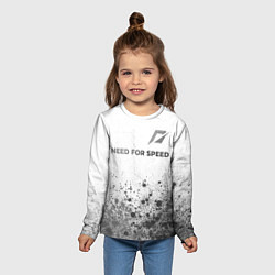 Лонгслив детский Need for Speed - white gradient посередине, цвет: 3D-принт — фото 2