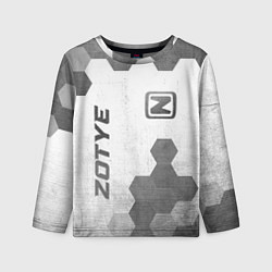 Детский лонгслив Zotye - white gradient вертикально