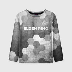 Лонгслив детский Elden Ring - grey gradient посередине, цвет: 3D-принт