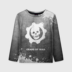 Лонгслив детский Gears of War - grey gradient, цвет: 3D-принт