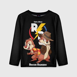 Лонгслив детский Чип и Дейл - rescue rangers, цвет: 3D-принт